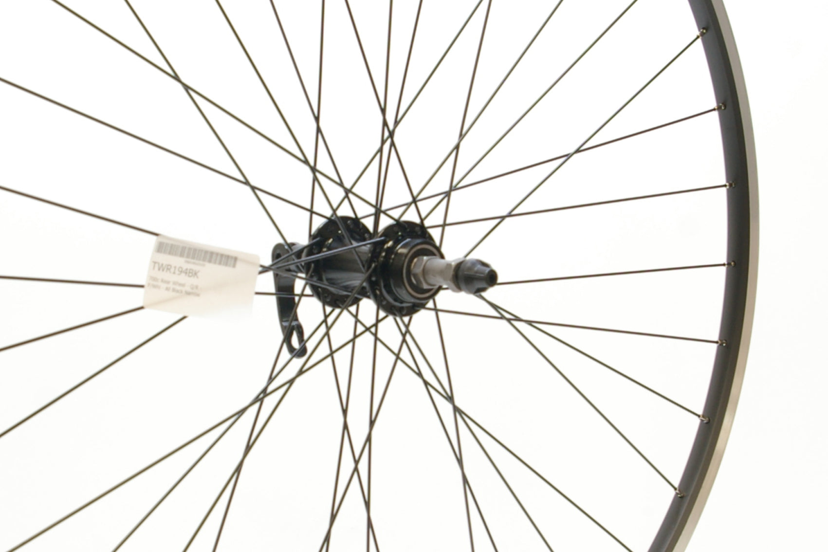 700c Rear Wheel - Q/R - F/Whl - All Black Narrow