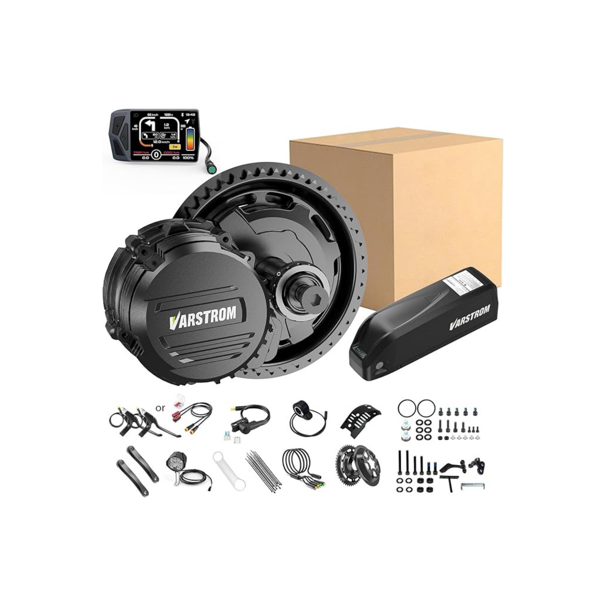 Varstrom TSDZ16 48V 1000W Mid-Drive E-Bike Conversion Kit