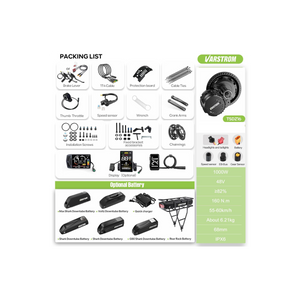 Varstrom TSDZ16 48V 1000W Mid-Drive E-Bike Conversion Kit
