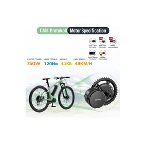 Bafang BBS02B 48V 750W Mid-Drive E-Bike Conversion Kit
