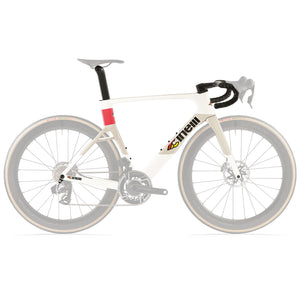 Cinelli Aeroscoop Coral White Frameset