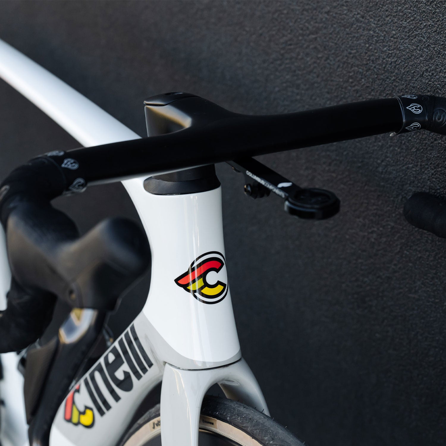 Cinelli Aeroscoop Coral White Frameset