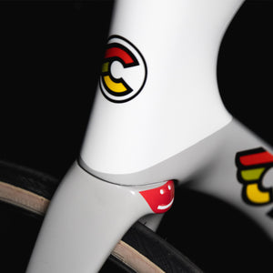 Cinelli Aeroscoop Coral White Frameset