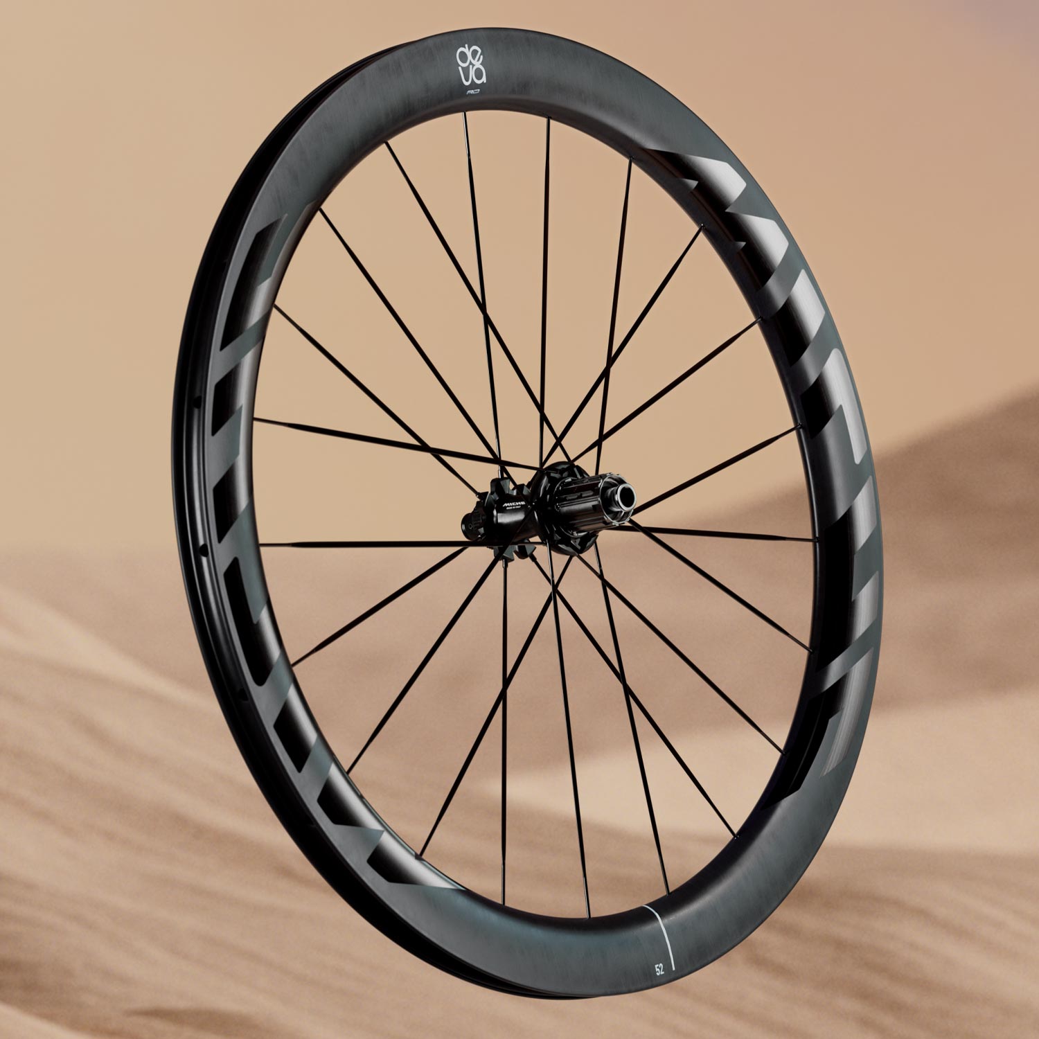 Miche Deva RD 62 Tubeless Disc Midnight Black Wheels