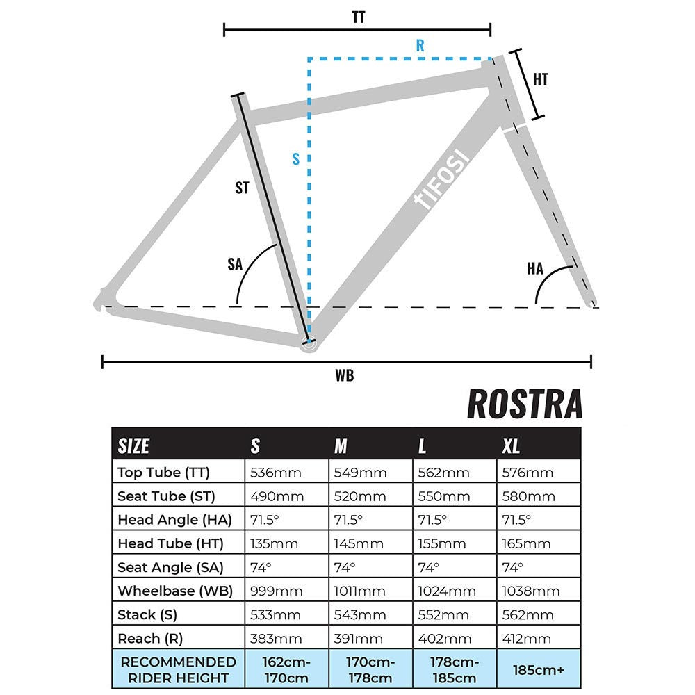 Tifosi Rostra Centaur Rim Brake Bike