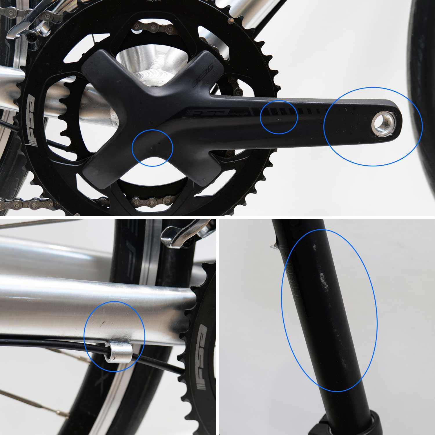 Tifosi Rostra Centaur Rim Brake Silver Small Ex Demo Bike