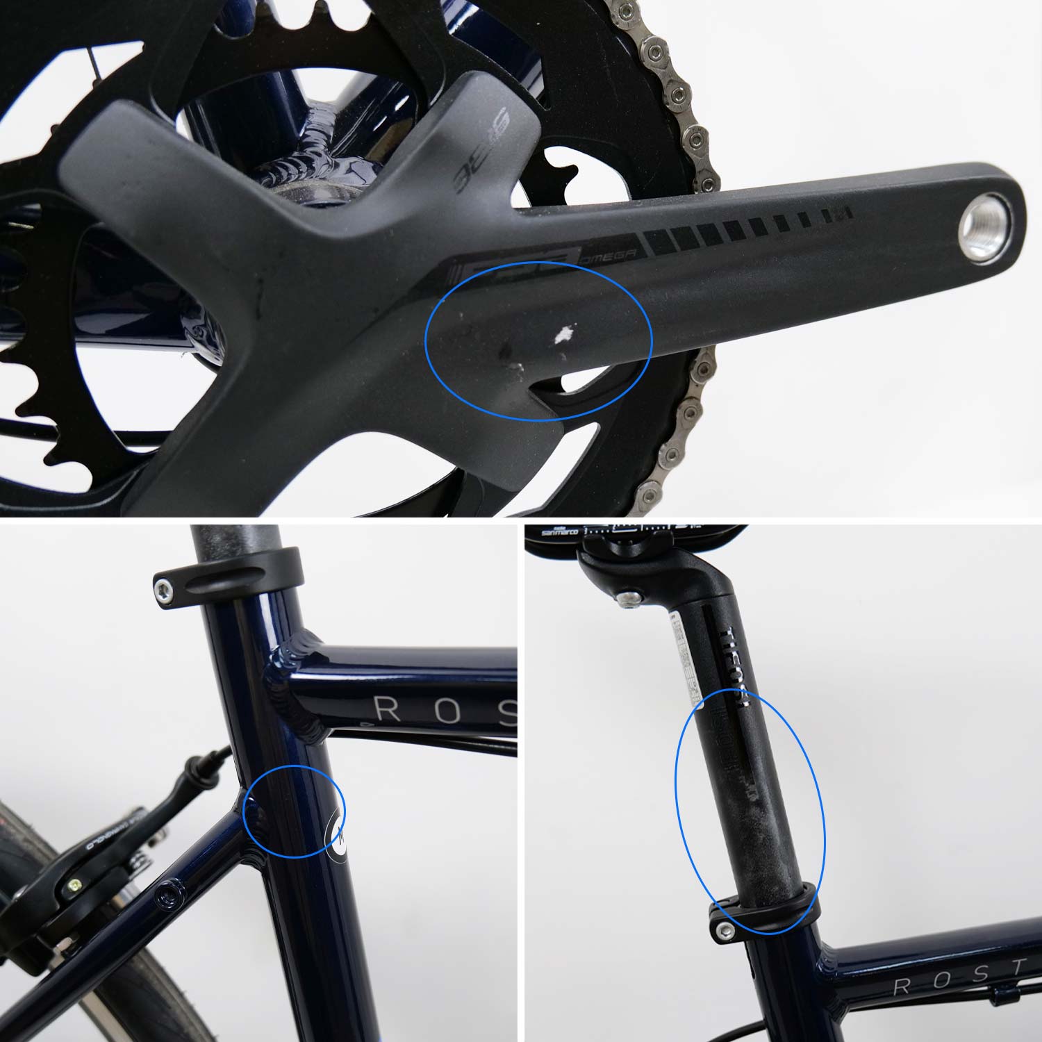 Tifosi Rostra Centaur Rim Brake Navy Medium Ex Demo Bike