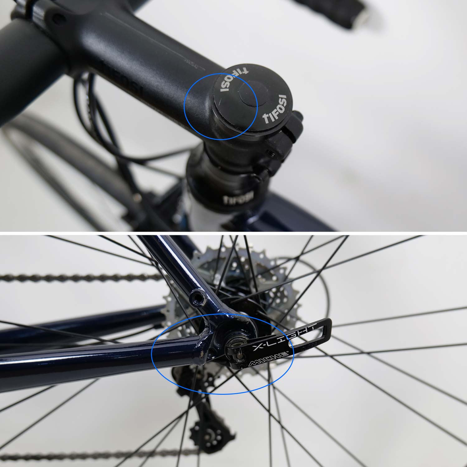Tifosi Rostra Centaur Rim Brake Navy Medium Ex Demo Bike