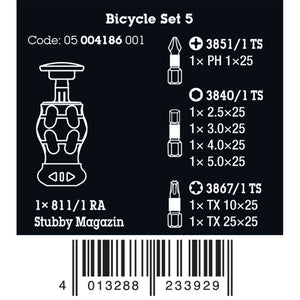 Wera Tools Bicycle Set 5, 7 Pieces