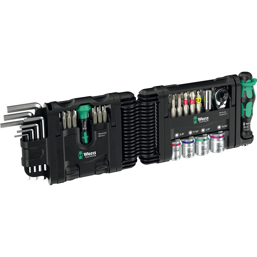 Wera Tools Tool-Check Modular Set Imperial, 50 Pieces