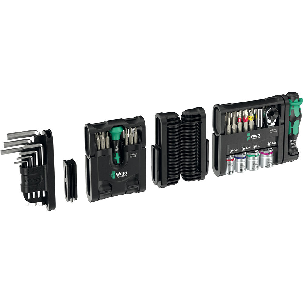 Wera Tools Tool-Check Modular Set Imperial, 50 Pieces