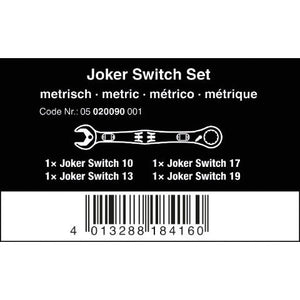 Wera Tools 6001 Joker Switch 4 Set