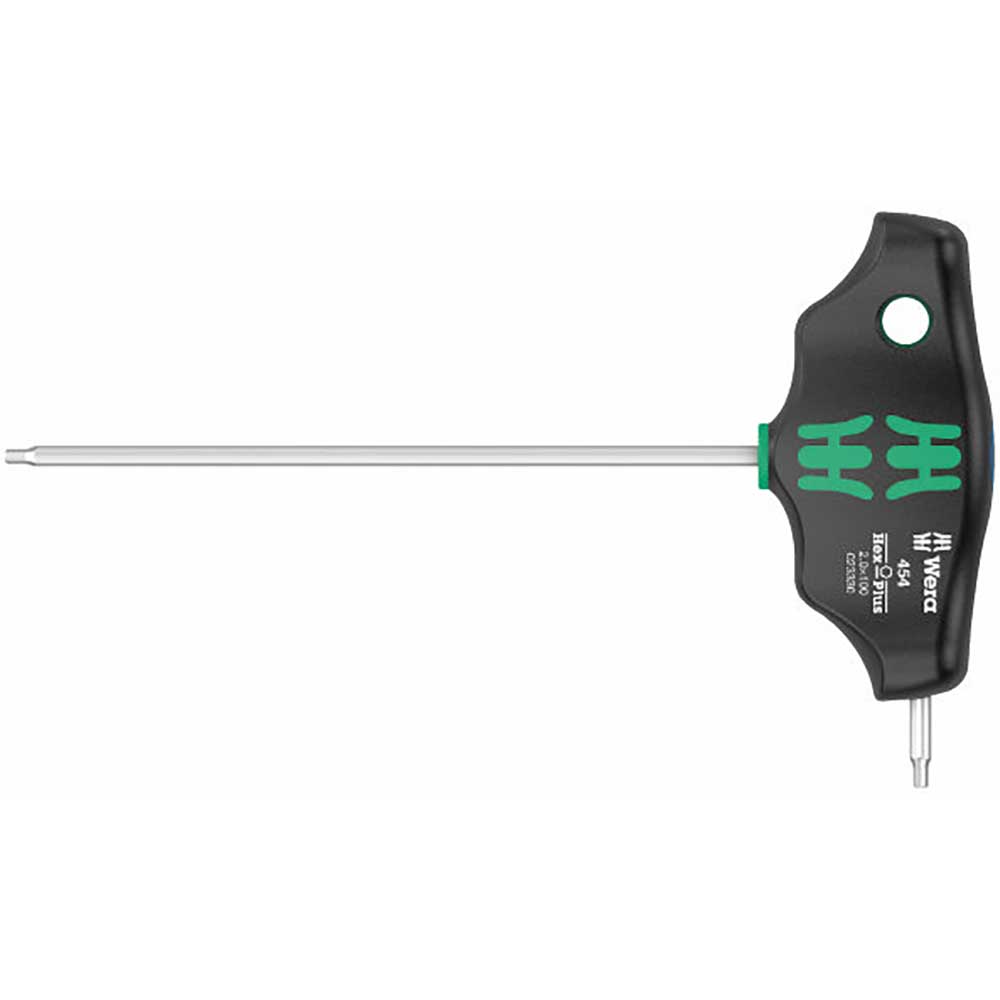 Wera Tools 454 T-Handle Hex Screwdriver