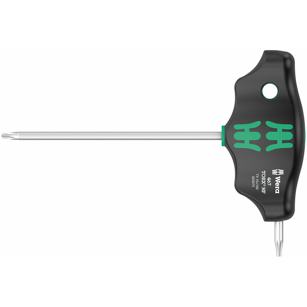 Wera Tools 467 HF T-Handle Torx Screwdriver with Holding Function