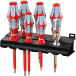 Wera Tools 3160 i/7 Screwdriver set, stainless and rack 7pcs