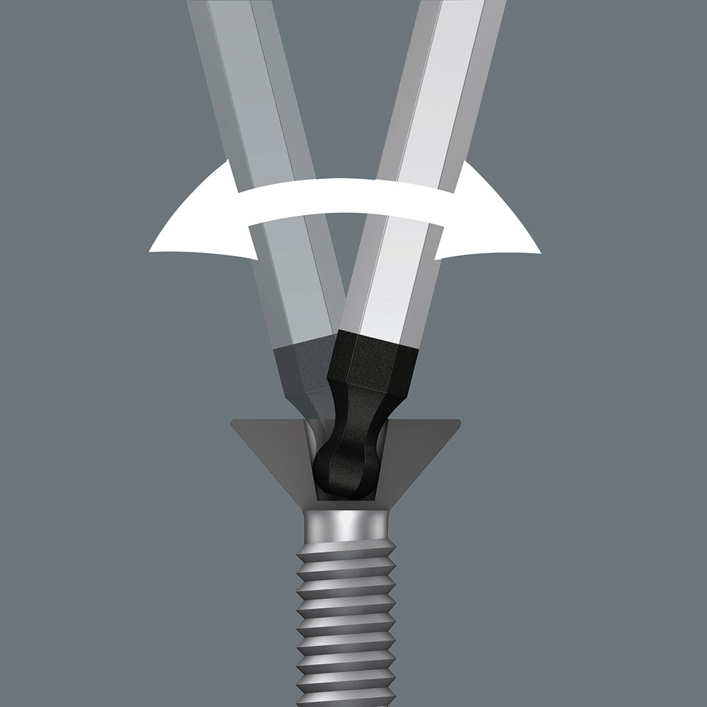 Wera Tools 352 Ball-End Screwdriver for Hexagon Socket Screws