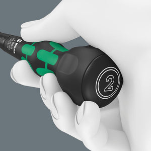 Wera Tools 1850 Kraftform Pozidriv Ball Grip Screwdriver