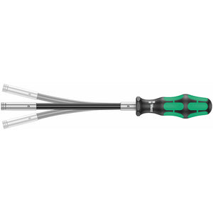 Wera Tools 393 S Bitholding Screwdriver Extra Slim with Flexible Shaft