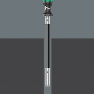 Wera Tools 393 S Bitholding Screwdriver Extra Slim with Flexible Shaft