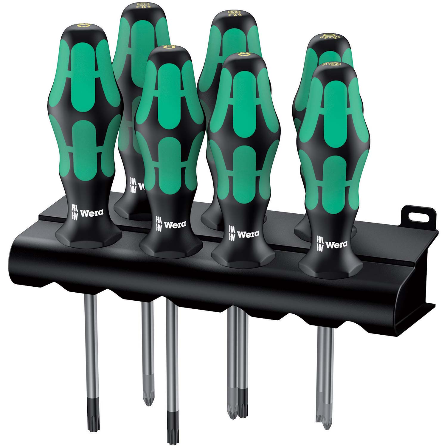 Wera Tools Rack Screwdriver Set Kraftform Plus 7pcs