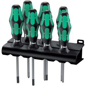 Wera Tools Rack Screwdriver Set Kraftform Plus 7pcs