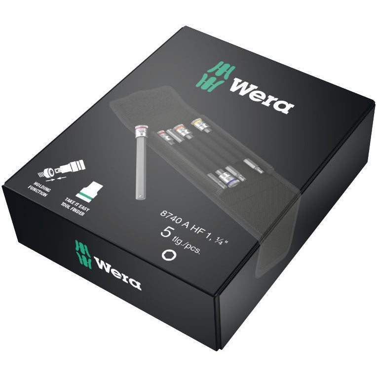 Wera Tools 8740 A 1 Zyklop Bit Socket With Holding Function 1/4