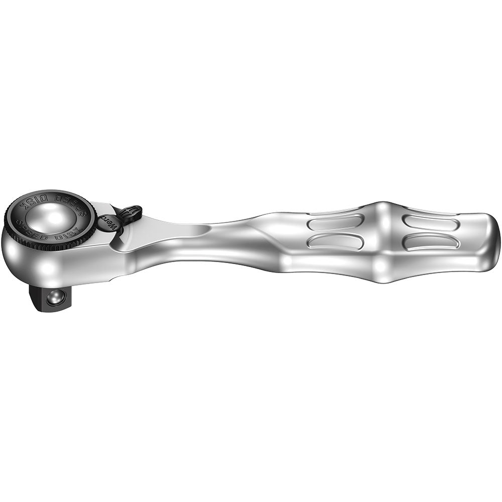 Wera Tools 8008 A Zyklop Mini 3 Ratchet With 1/4 Drive