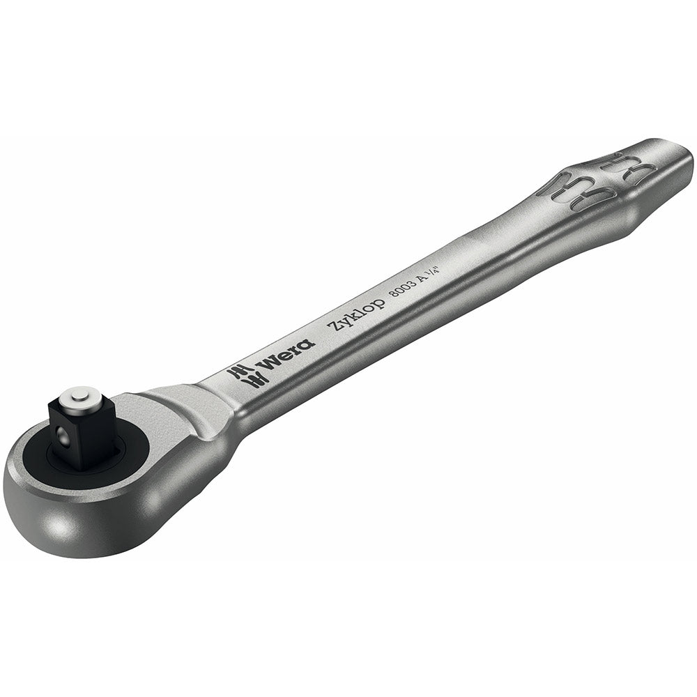 Wera Tools 8003 A Zyklop Metal 1/4 Drive Ratchet