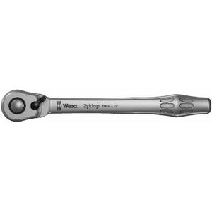 Wera Tools 8004 A Zyklop Metal Ratchet with switch lever and 1/4 drive
