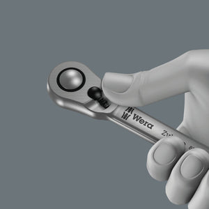 Wera Tools 8004 A Zyklop Metal Ratchet with switch lever and 1/4 drive