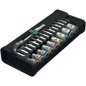 Wera Tools 8100 SA 8 Zyklop Ratchet Set With Switch Lever 1/4