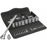 Wera Tools 8100 SB 7 Zyklop Ratchet Set With Square 3/8 Drive