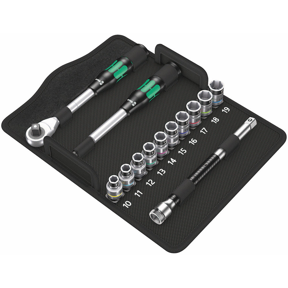 Wera Tools 8006 SC 1 Zyklop Hybrid Ratchet Set 1/2 Drive