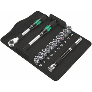Wera Tools 8006 SC 1 Zyklop Hybrid Ratchet Set 1/2 Drive