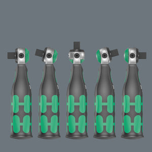 Wera Tools 8009 Zyklop Ratchet Pocket Set 2 Bit 1/4" 18pc