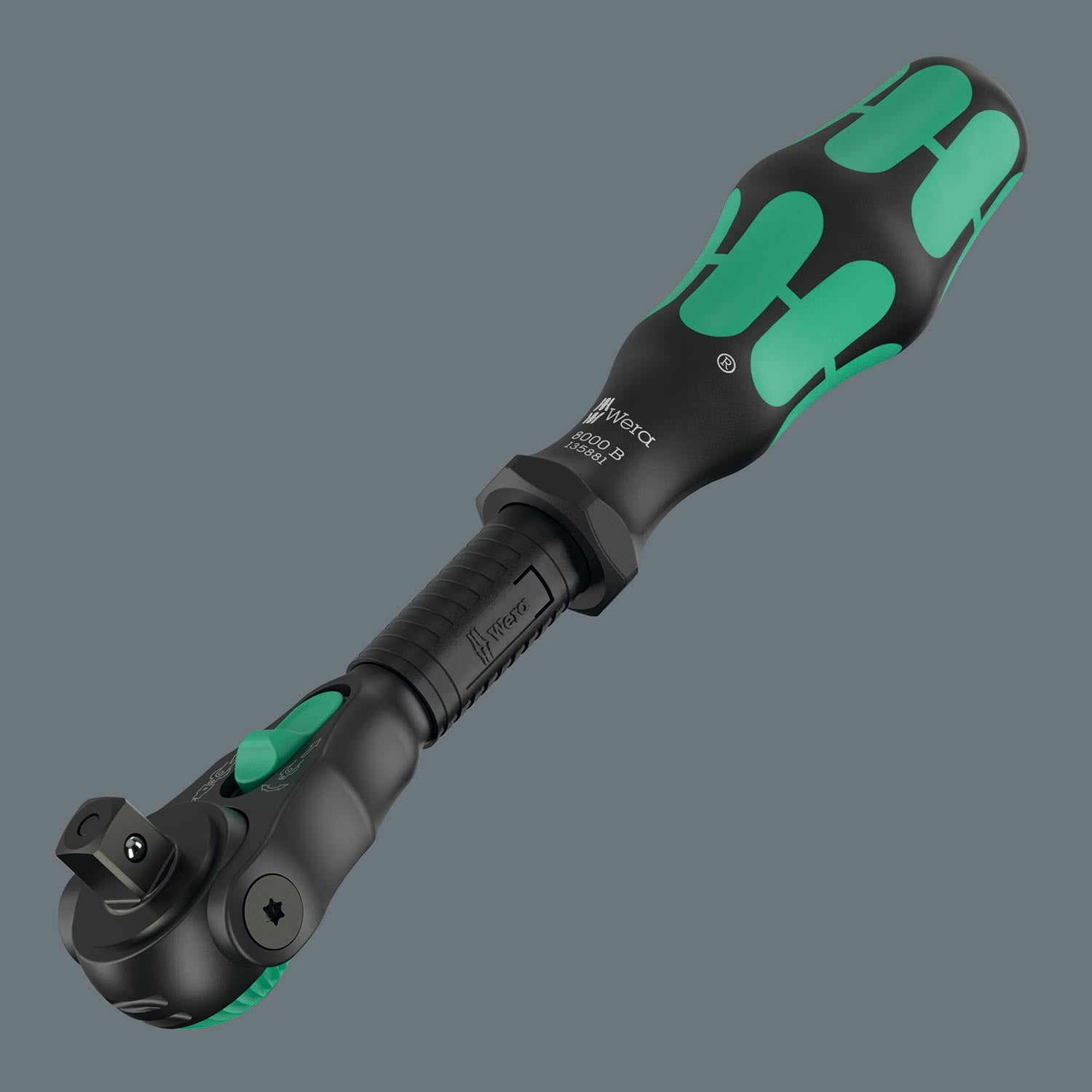 Wera Tools 8000 B Zyklop Speed Ratchet With 3/8 Drive Black Edition