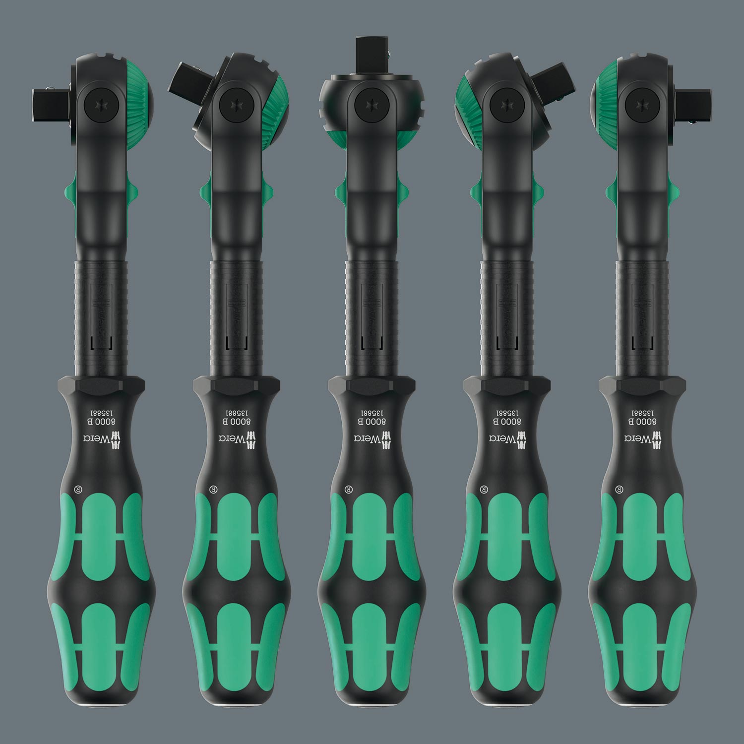 Wera Tools 8000 B Zyklop Speed Ratchet With 3/8 Drive Black Edition