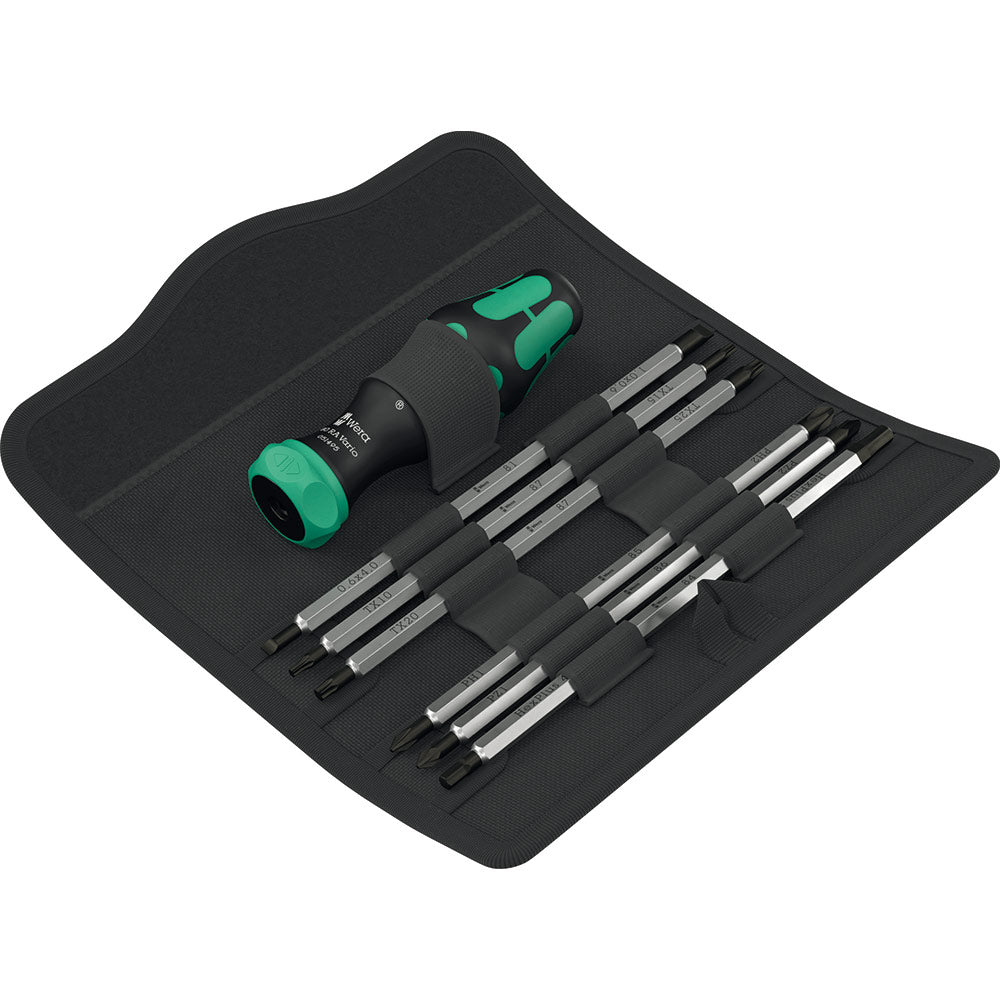 Wera Tools Kraftform Kompakt Vario Ra Screwdriver Set, 7 Pieces