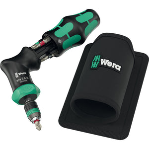Wera Tools Kraftform Kompakt Ratchet Pistol R1, 7 Pieces
