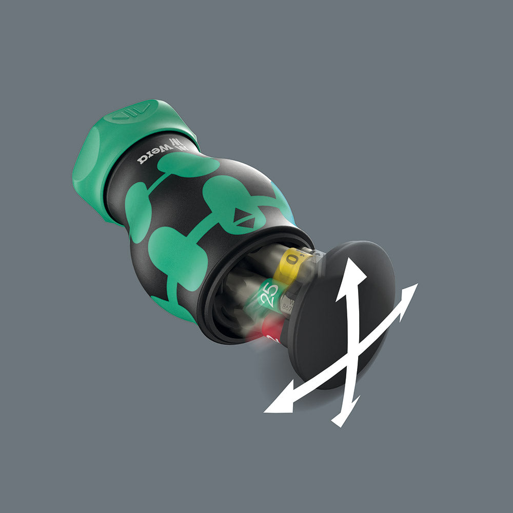 Wera Tools Kraftform Kompakt Stubby Magazine Screwdriver 2
