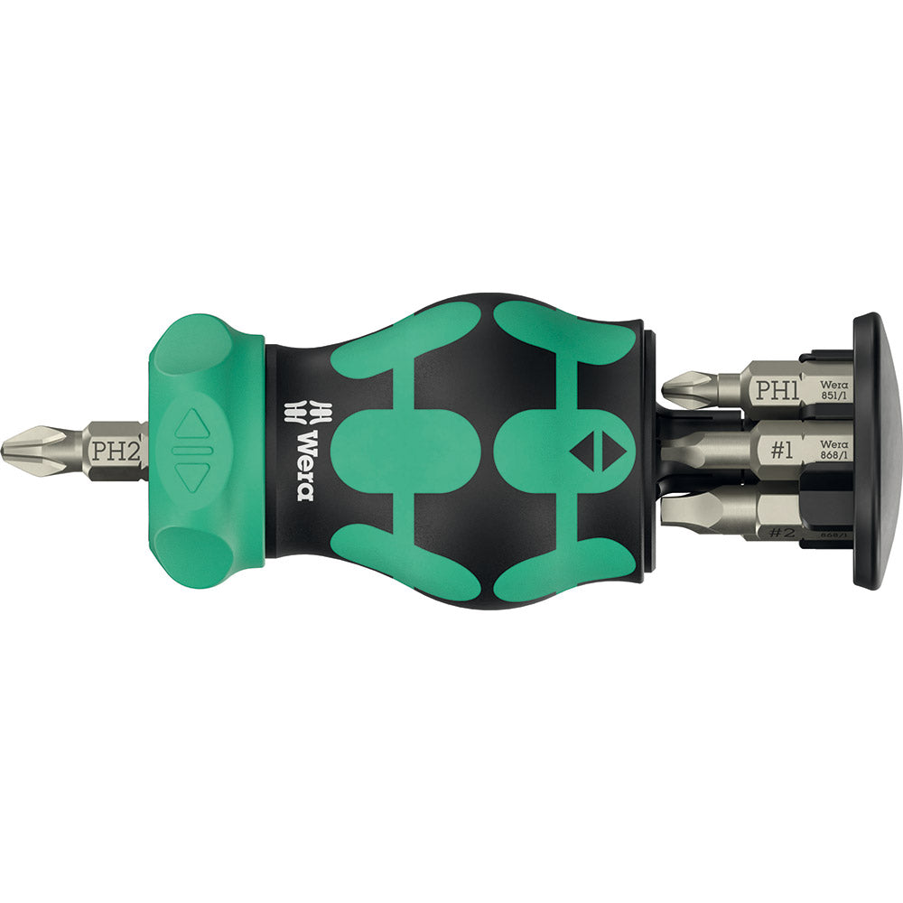 Wera Tools Kraftform Kompakt Stubby Magazine Screwdriver 3