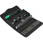 Wera Tools 8100 SA 14 Zyklop Comfort  Ratchet Set 1/4 Drive Metric, 28 Pack