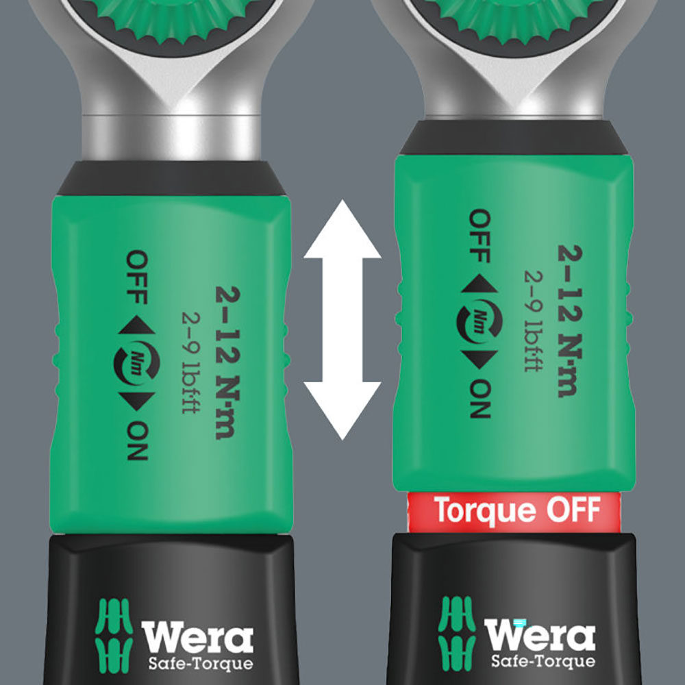 Wera Tools Safe-Torque A 2 Wrench 2-12 Nm 1/4 Hex Drive