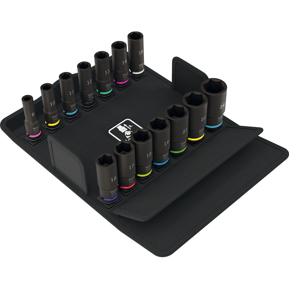 Wera Tools Impaktor Deep Socket Set, 14 Pieces