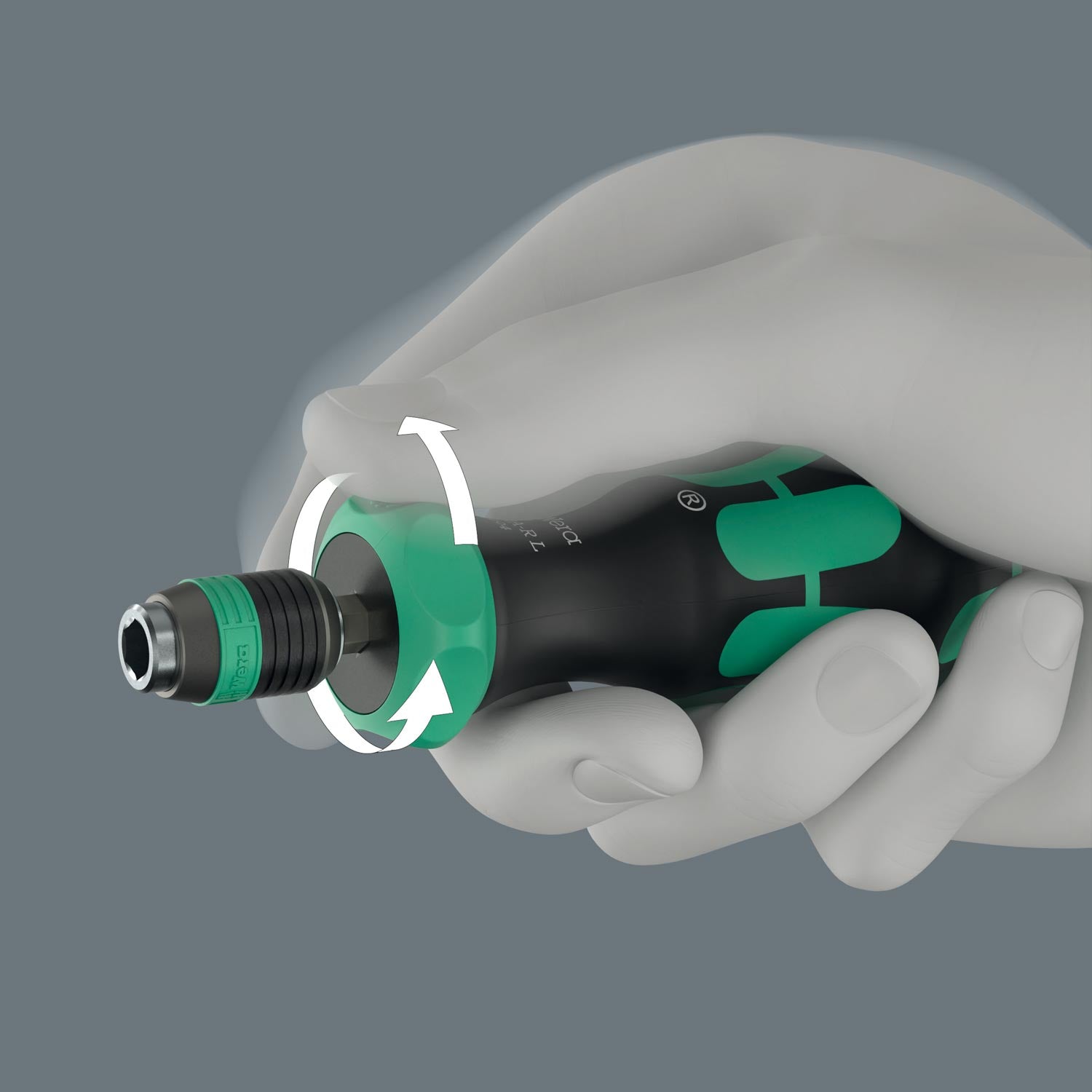 Wera Tools Bitholding screwdriver 1/4" With Ratchet Function