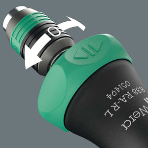Wera Tools Bitholding screwdriver 1/4" With Ratchet Function